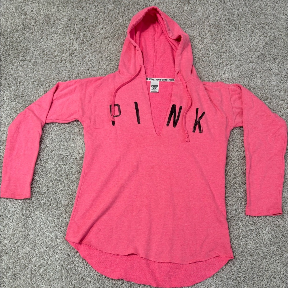 PINK Victoria's Secret Bright Pink Hoodie